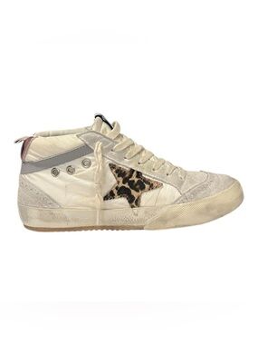 Golden Goose MIDSTAR leopard high tops